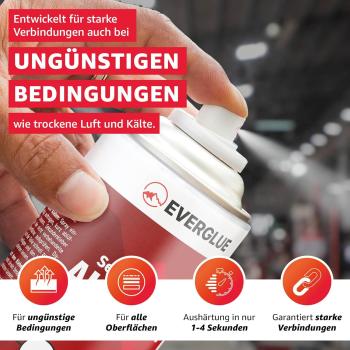 Preview: Everglue Sparset Sekundenkleber lange Haltbarkeit dünn + mittel + dick à 20g + Aktivator 200ml